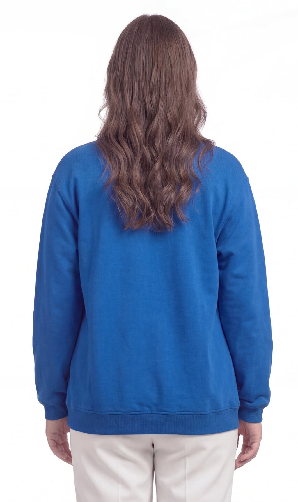 Women's Snap Up Jacket with Stand Collar and Patch Pockets