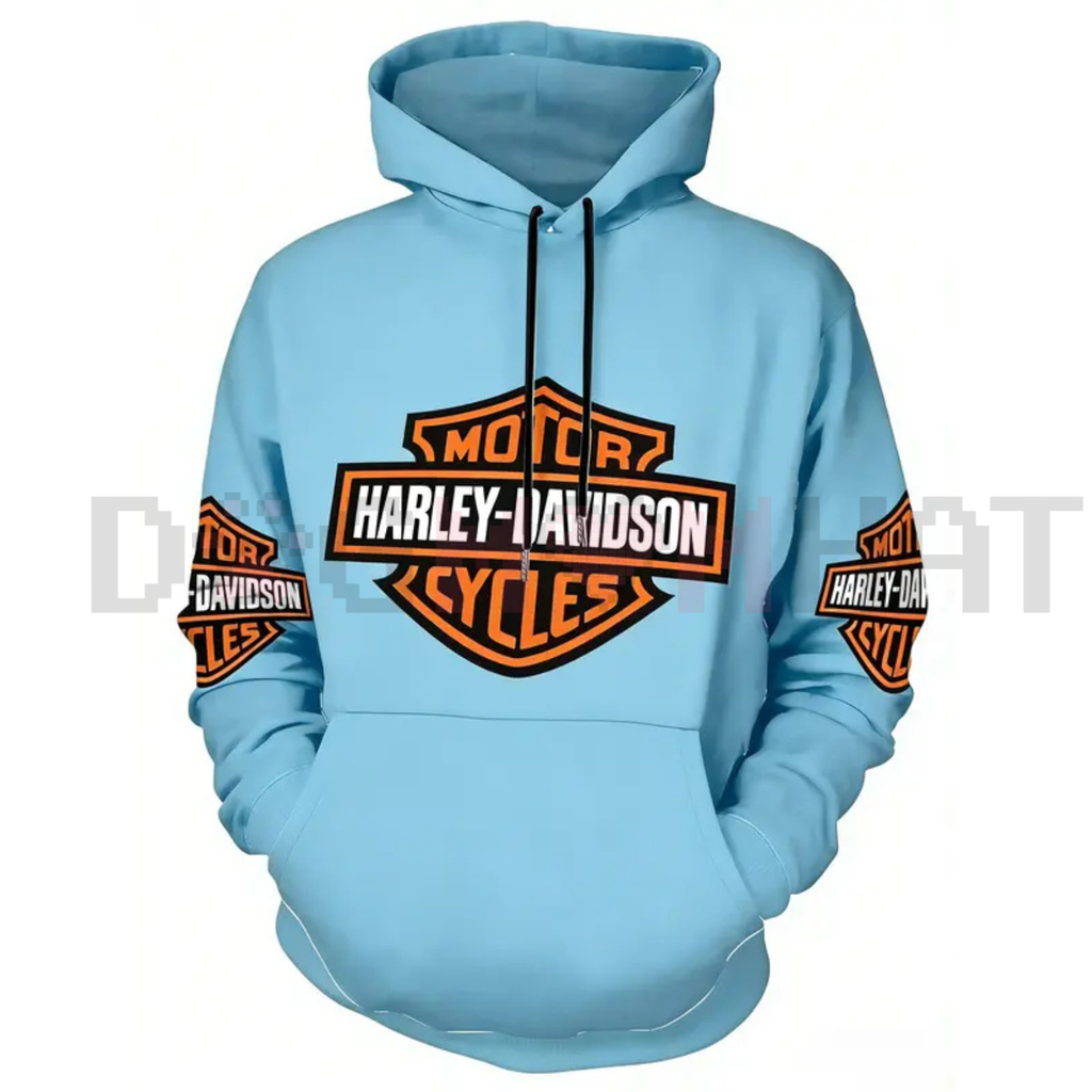 Harley-Davidson Logo Print Hoodie