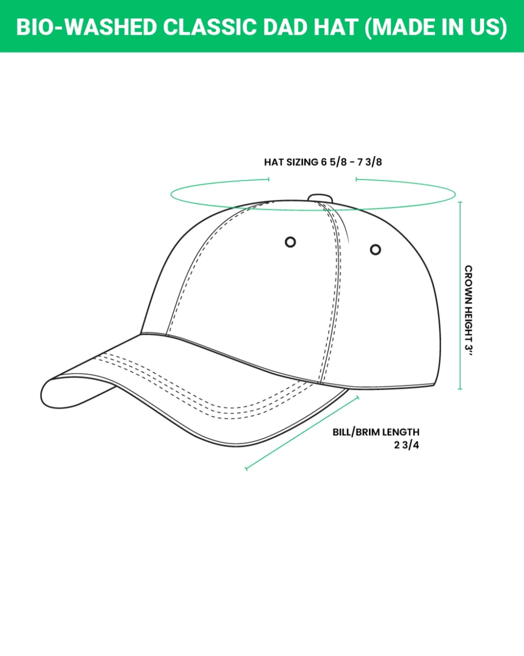 Personalized Hunting Deer Dad Hat - Father's Day Gift - Leather Patch Bio-Washed Classic Dad Hat