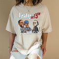 Halloween Jason Killer T-Shirt - Scary Movie Inspired Cotton Crewneck Top, Horror Fan Apparel