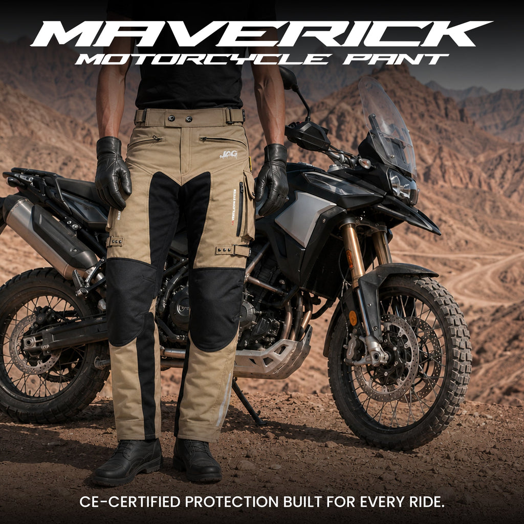 JAG Maverick Motorcycle Protective Pant - Black