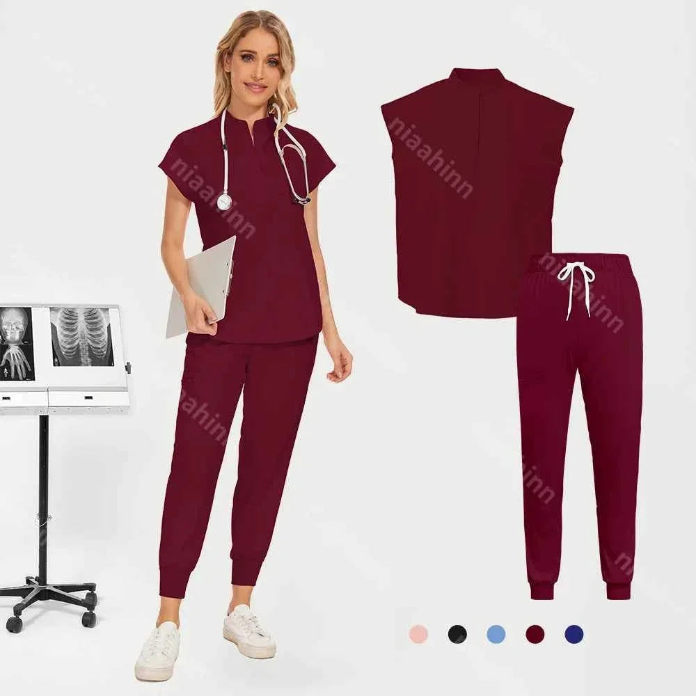 Unisex Medical Scrubs Set - Doctor/Nurse Uniforms
