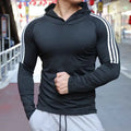 Men's Gym Running Hoodie Workout Sweatshirt