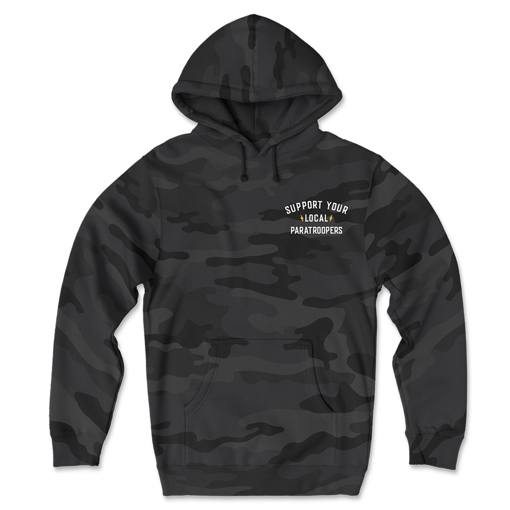 Support Your Local Paratroopers Camo Hoodie