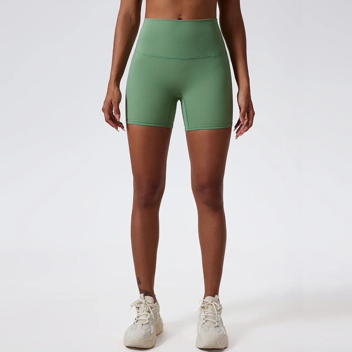 Hearuisavy Summer Soft Yoga Shorts Buttock Lift Gym Leggings Women High Waist Sports Shorts Women Running Workout Shorts Female