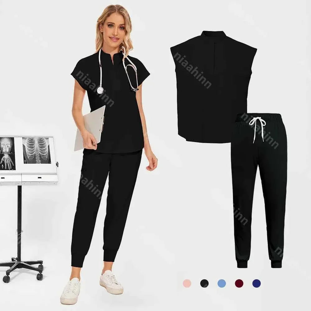 Unisex Medical Scrubs Set - Doctor/Nurse Uniforms