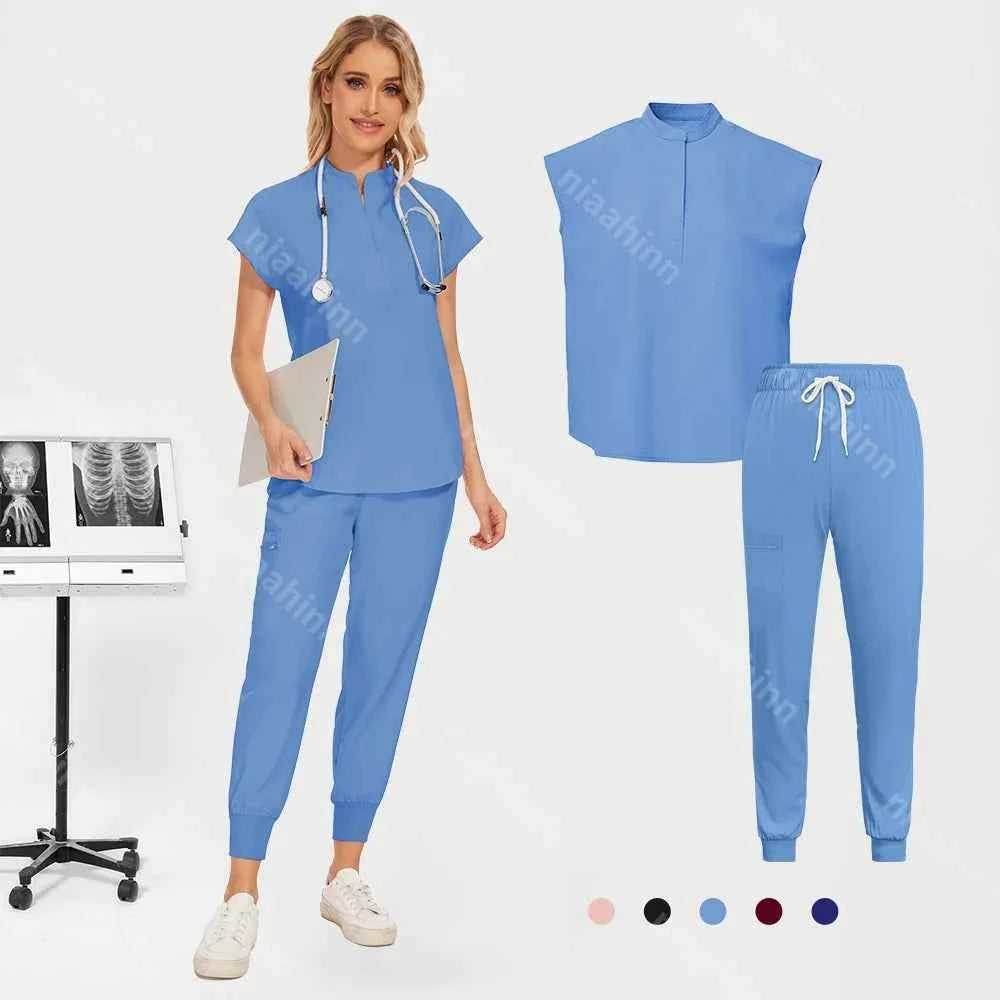 Unisex Medical Scrubs Set - Doctor/Nurse Uniforms