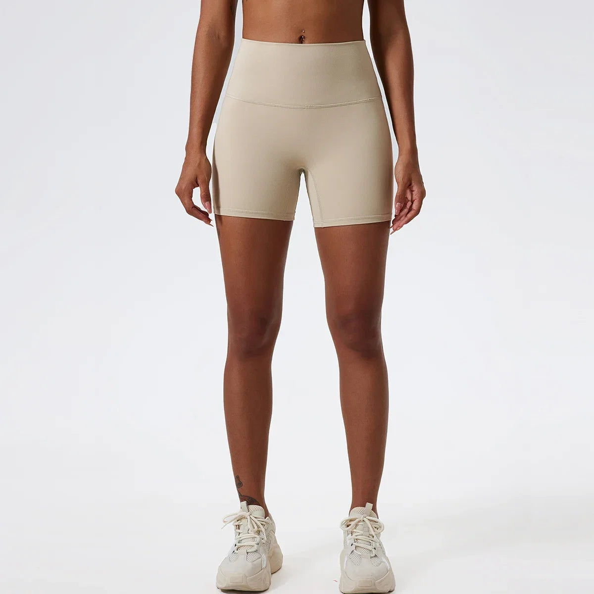 Hearuisavy Summer Soft Yoga Shorts Buttock Lift Gym Leggings Women High Waist Sports Shorts Women Running Workout Shorts Female
