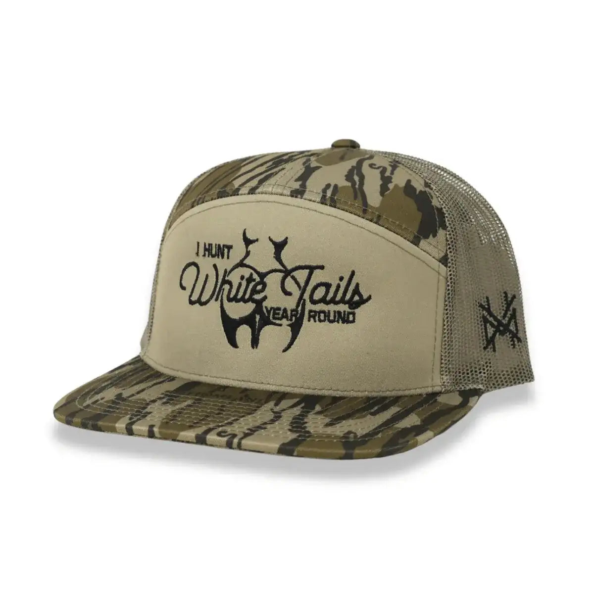 I Hunt White Tails Year Round Snapback Hat