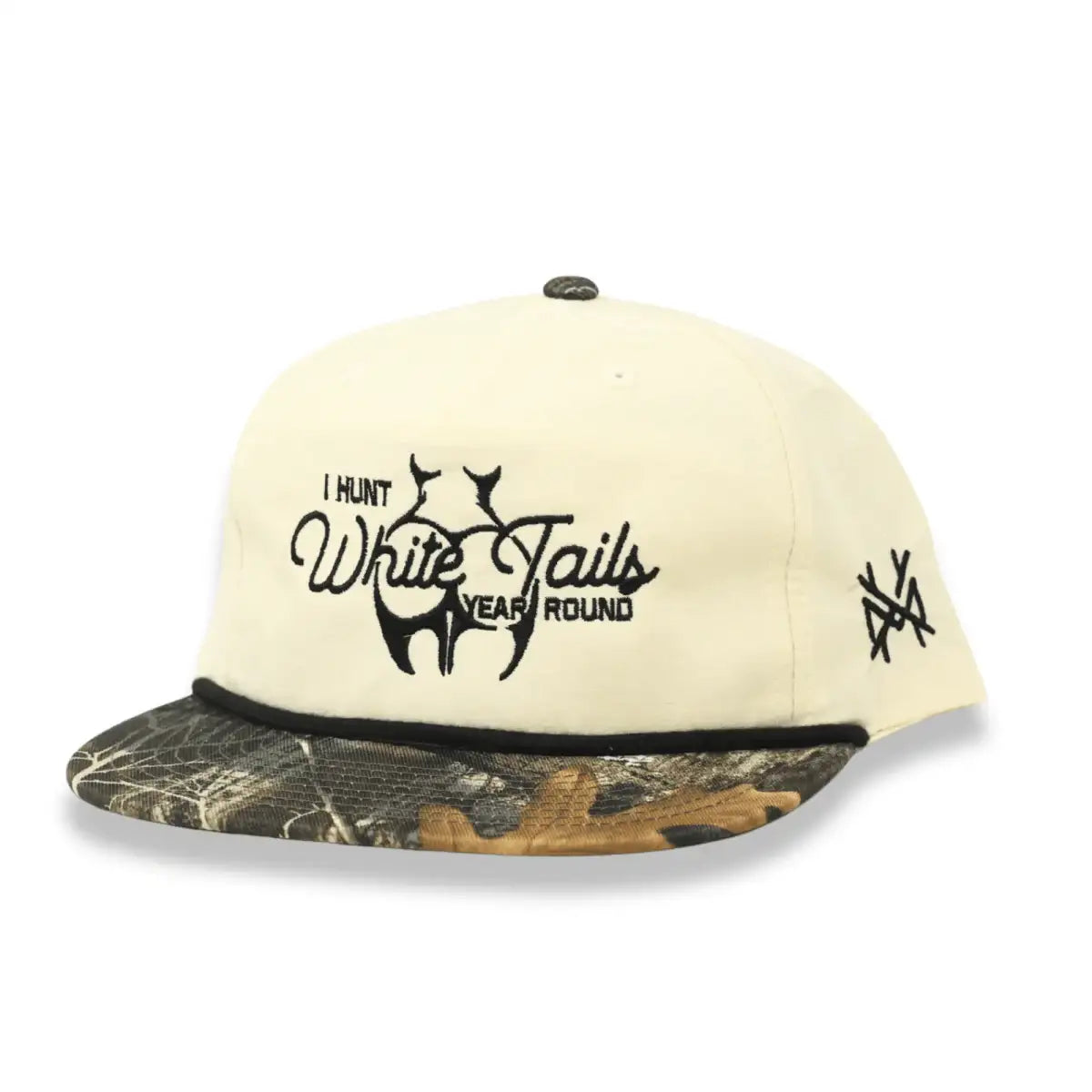 I Hunt White Tails Year Round Snapback Hat