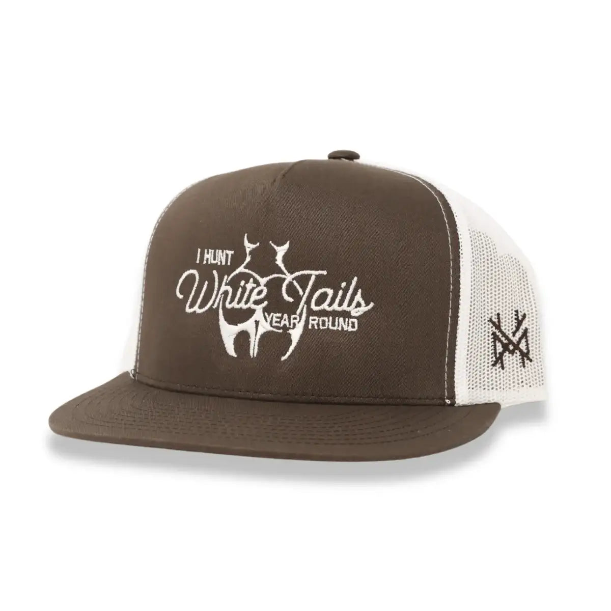 I Hunt White Tails Year Round Snapback Hat